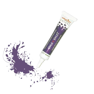 Gelová barva fialová 20 g – Saracino