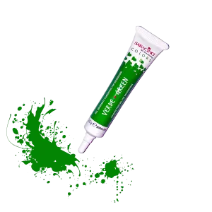 Gelová barva zelená 20 g – Saracino