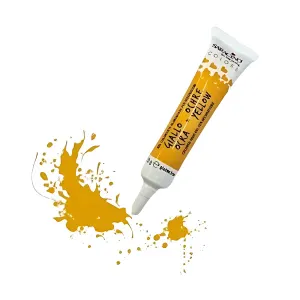 Gelová barva tmavá žlutá (Ochre Yellow) 20 g – Saracino