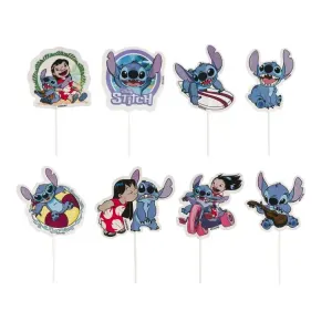 Zápich do dortu Stitch 5,5 cm, 16 ks – Dekora