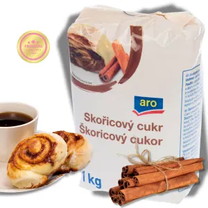 Skořicový cukr s 10% skořice 1 kg – aro