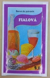 Potravinářská barva prášková fialová 5 g – AROCO