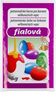 Prášková barva na vejce fialová 5 g – AROCO