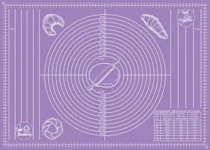 Protiskluzová silikonová podložka na pečení XXL 70 × 50 cm – Alvarak