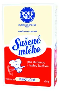 Sušené mléko plnotučné 400 g – BOHEMILK