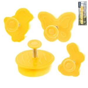 Vykrajovačky s pístem Velikonoce 4–5 cm, 4 ks – Orion