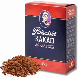 Holandské kakao na pečení a krémy 100 g – KÁVOVINY