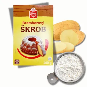Bramborový škrob na pečení a vaření 200 g – Fine Life