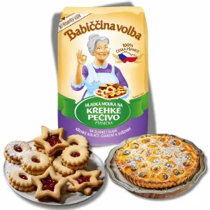 Pšeničná mouka na křehké pečivo a cukroví 1 kg – GoodMills Česko