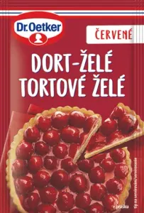 Dort-želé červené na ovocné dezerty 10 g – Dr. Oetker