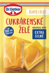 Cukrářské želé žluté s agarem 10 g – Dr. Oetker