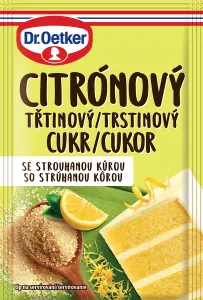 Dr. Oetker Cukr třtinový citrónový 15 g