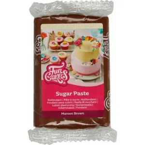 Potahovací hmota kaštanově hnědá 250 g – FunCakes