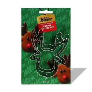 Vykrajovátka na cukroví sob, nerezová sada 3 ks – Wilton