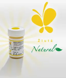 Přírodní prášková barva žlutá Natural Line 5 g – Vola colori
