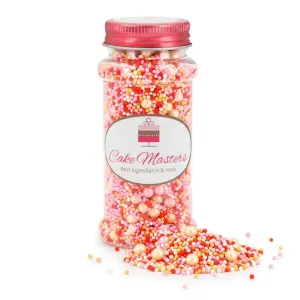 Cukrový posyp Růžové perličkování mix 80 g – Cake Masters