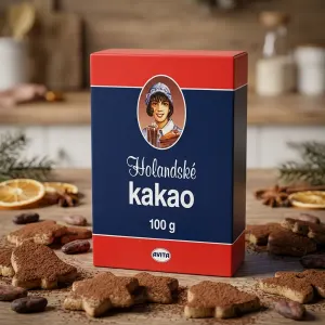 Holandské kakao na pečení a krémy 100 g – KÁVOVINY