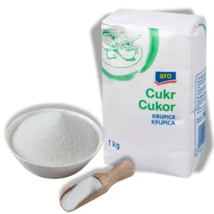 Cukr krupice 1 kg – aro