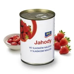 Egyptské jahody ve sladkém nálevu 425g – GASTON
