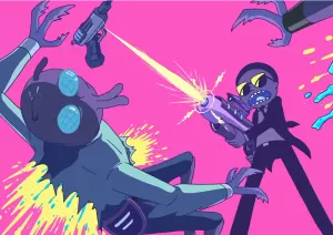Rick a Morty – Run the Jewels v akci – jedlý papír na hranatý dort