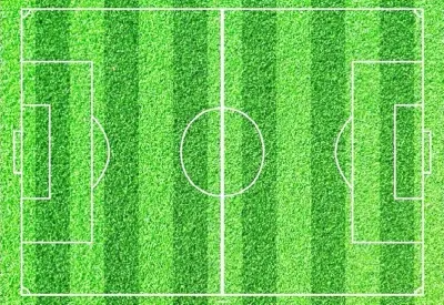 Fotbalové Hřiště – jedlý papír na hranatý dort