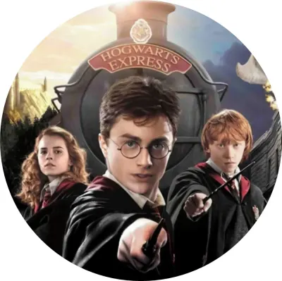 Harry Potter Bradavický Expres – jedlý obrázek na dort