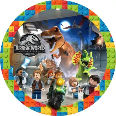 Lego – Jurský Park – jedlý obrázek na dort