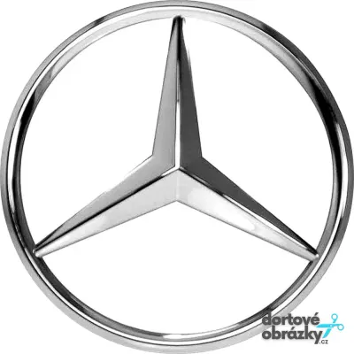 Mercedes – jedlý obrázek na dort