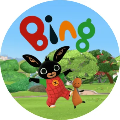 Bing – Bing a Flop na zahradě – jedlý obrázek na dort