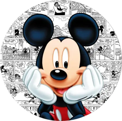Mickey Mouse – jedlý obrázek na dort