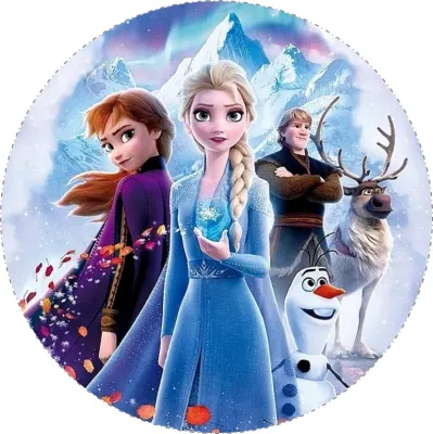 Elsa – Frozen II – Ledové království 2 – jedlý obrázek na dort