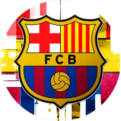 FC Barcelona – znak na vlajkách – jedlý obrázek na dort