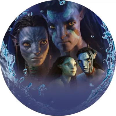 Avatar – rodina Na'vi – jedlý obrázek na dort