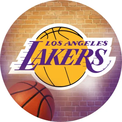 Basketbal – Lakers – jedlý obrázek na dort