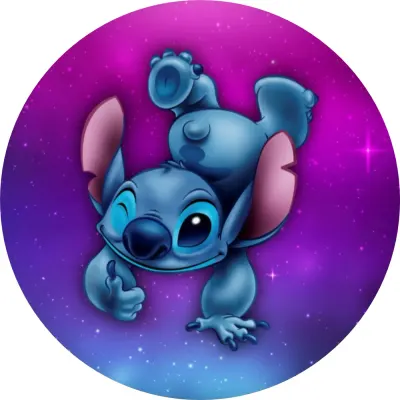 Lilo a Stitch – vzhůru nohama ve vesmíru – jedlý obrázek na dort