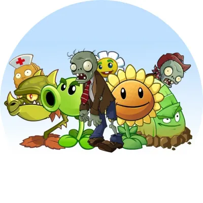 Plants Vs Zombies – jedlý obrázek na dort