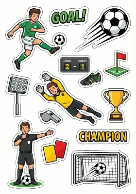 Fotbal – hráči a nápis Champion – jedlý papír na hranatý dort