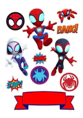 Spidey – Spiderman – jedlý papír na hranatý dort