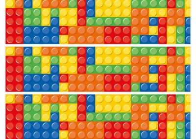 Lego – jedlý papír na hranatý dort