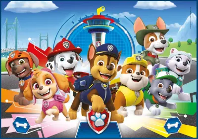 Paw Patrol – Tlapková Patrola – parta na šířku – jedlý papír na hranatý dort