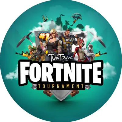 Fortnite – turnajové logo – jedlý obrázek na dort