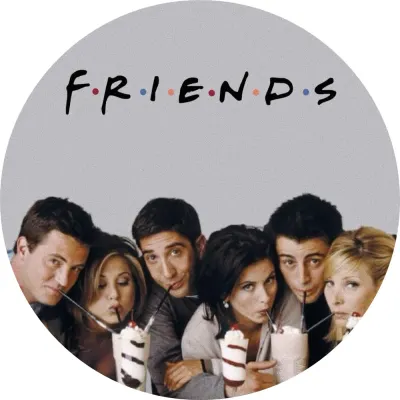 Přátelé – Friends – jedlý obrázek na dort