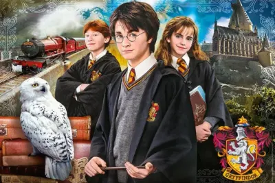 Harry Potter a Tajemná Komnata – jedlý papír na hranatý dort