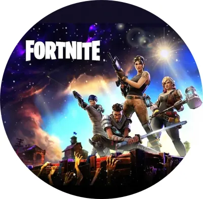 Fortnite – Dark Galaxy – jedlý obrázek na dort
