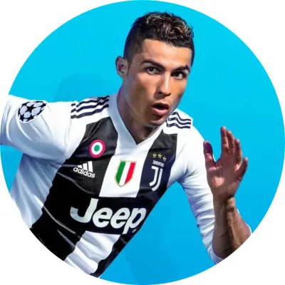 Ronaldo – Juventus – jedlý obrázek na dort