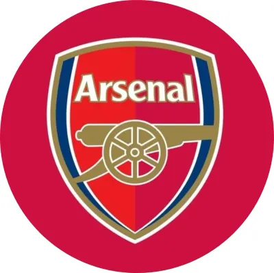 Arsenal Londýn – Red – jedlý obrázek na dort