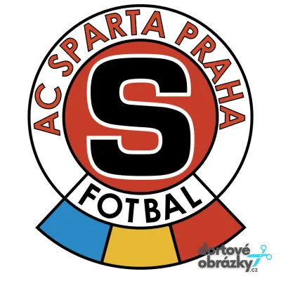 Sparta Praha – znak AC Sparta Praha – jedlý obrázek na dort