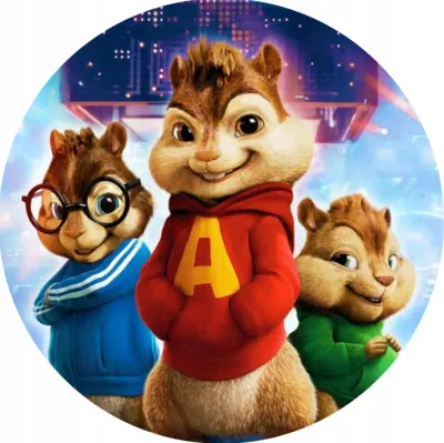 Alvin a Chipmunkové – New – jedlý obrázek na dort