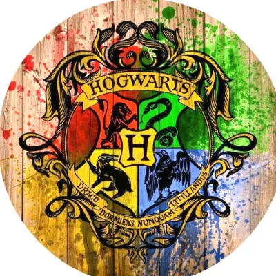 Harry Potter Znak Bradavic – jedlý obrázek na dort