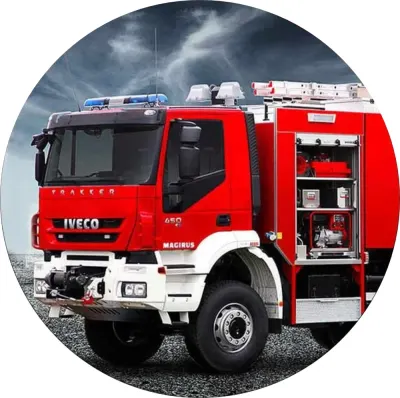 Hasičské Auto – jedlý obrázek na dort
